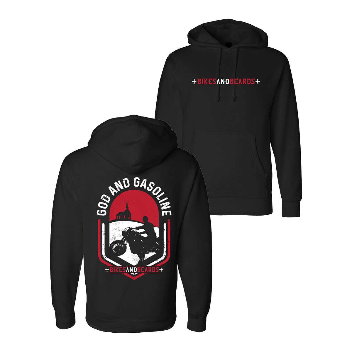 Motorcycle Hoodie | God & Gasoline Hoodie