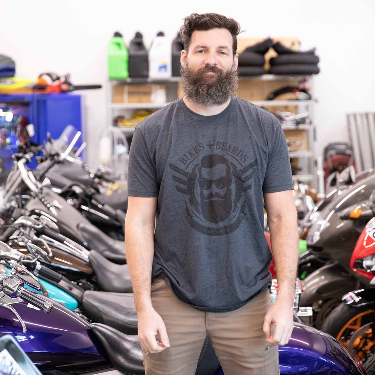 Surprising Bikes And Beards Shop Pictures