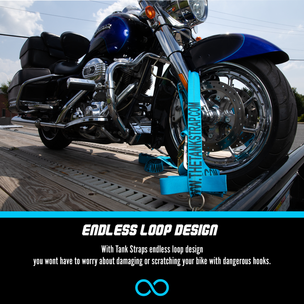 2" Tank Strap 4 Pack - Blue