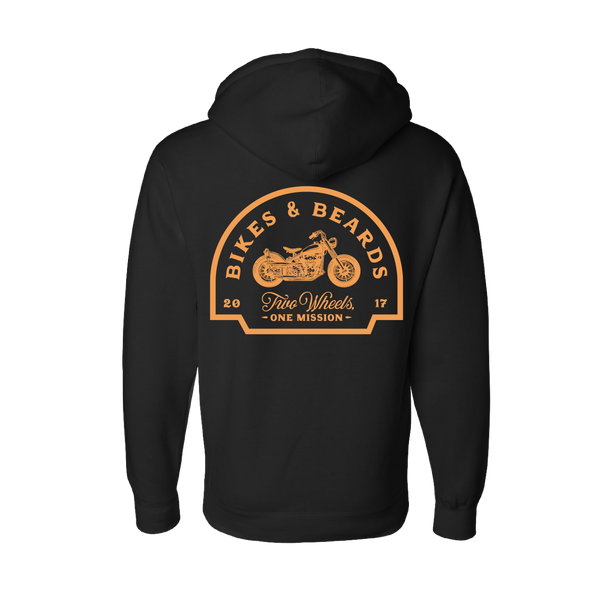 Two Wheels One Mission Hoodie