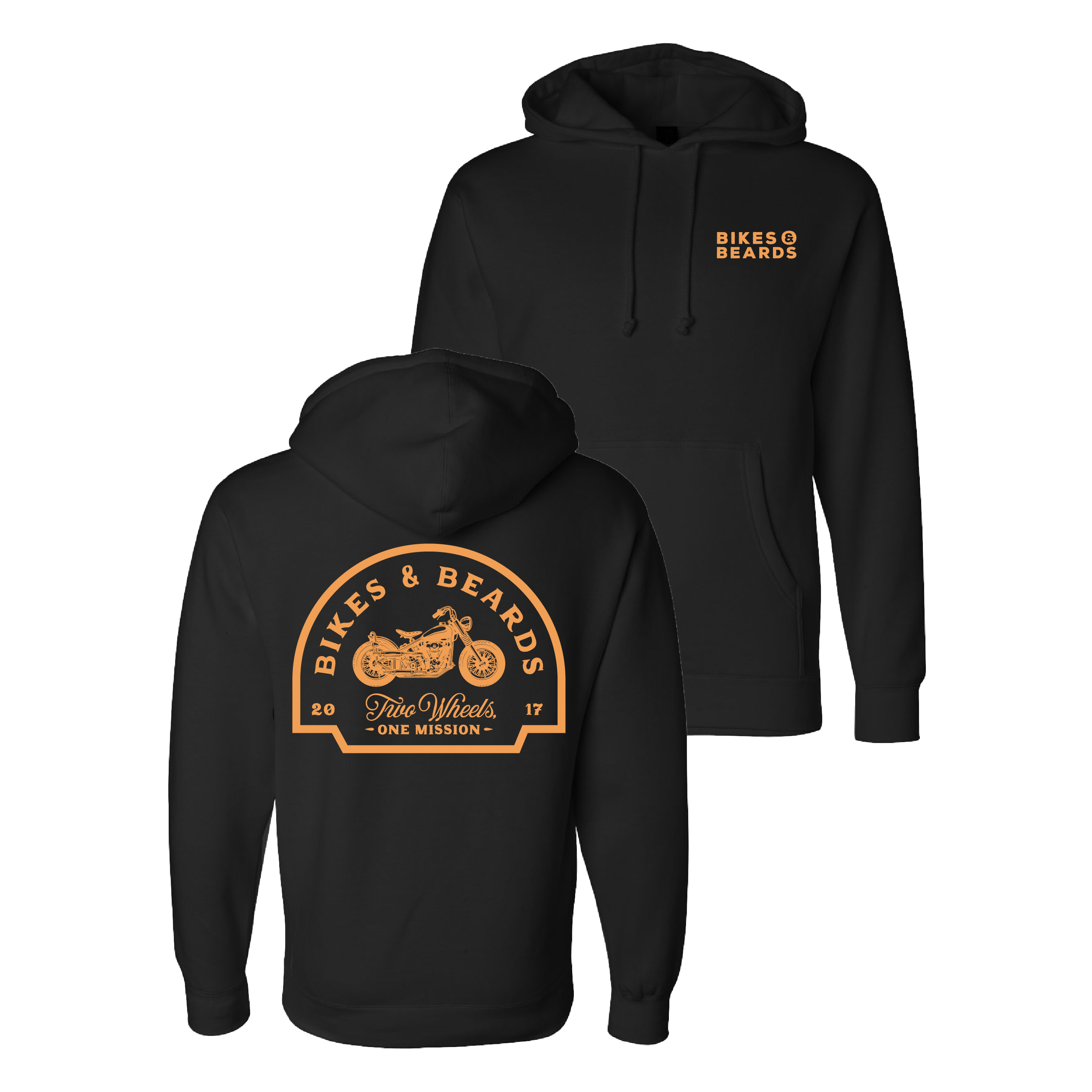 Two Wheels One Mission Hoodie