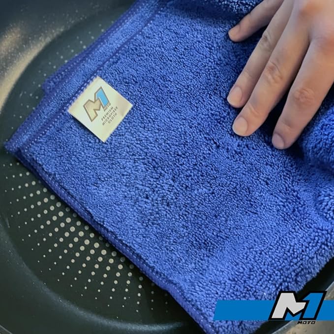 M1 MOTO Premium Microfiber Cloth- 6 pack