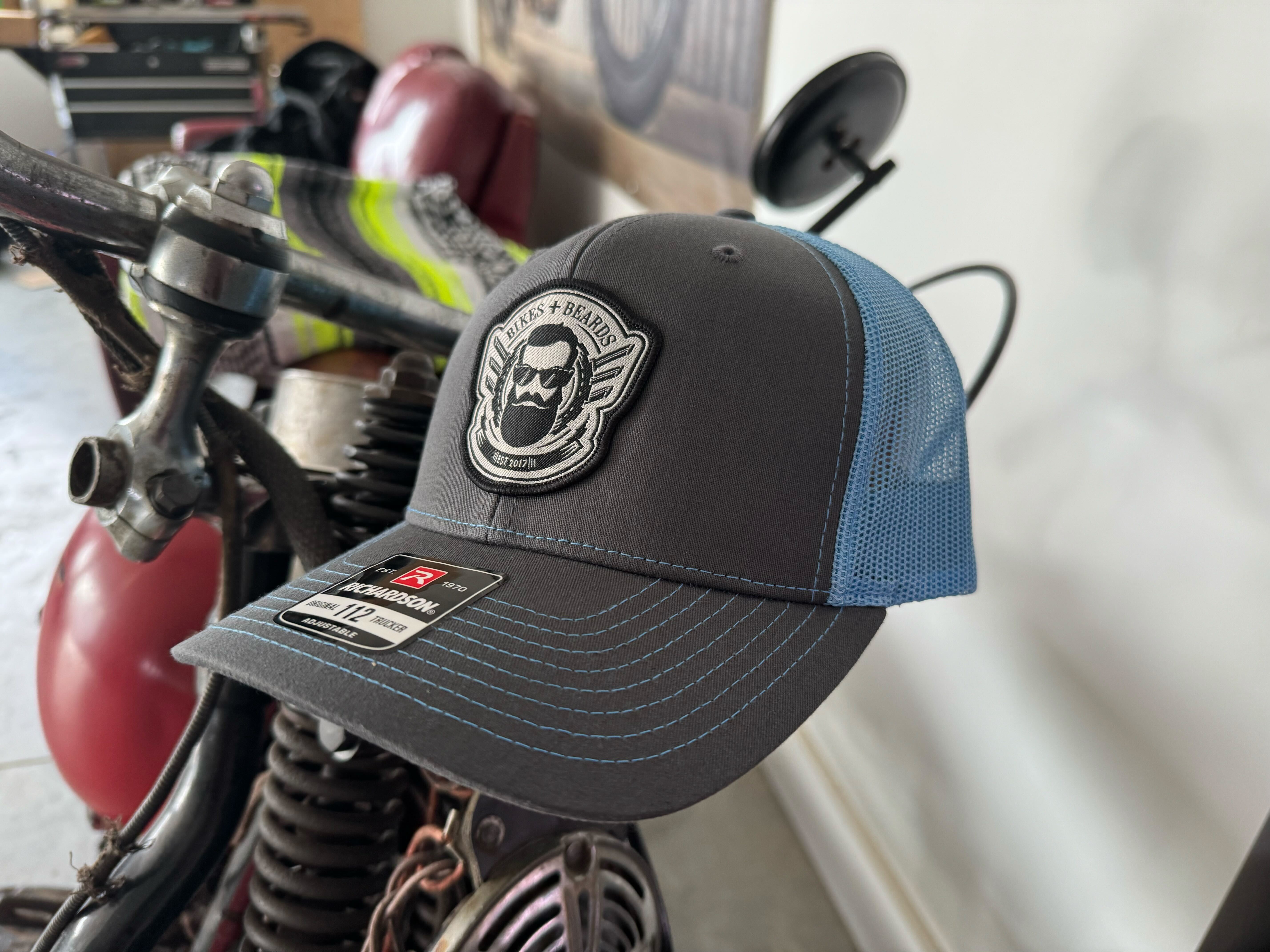 Bikes + Beards Trucker Hat