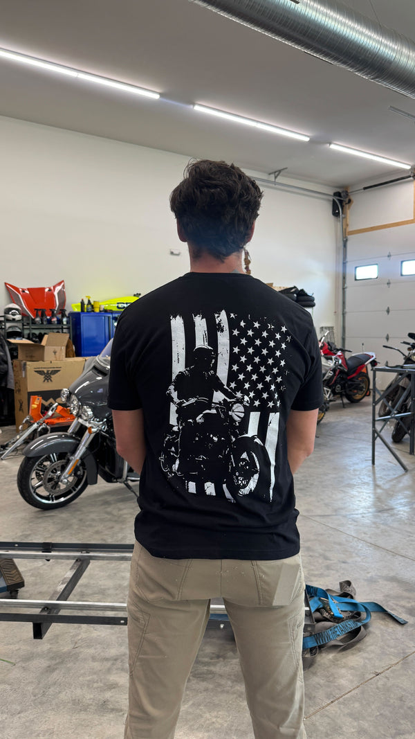 Bikes and Beards FLAG T-Shirt