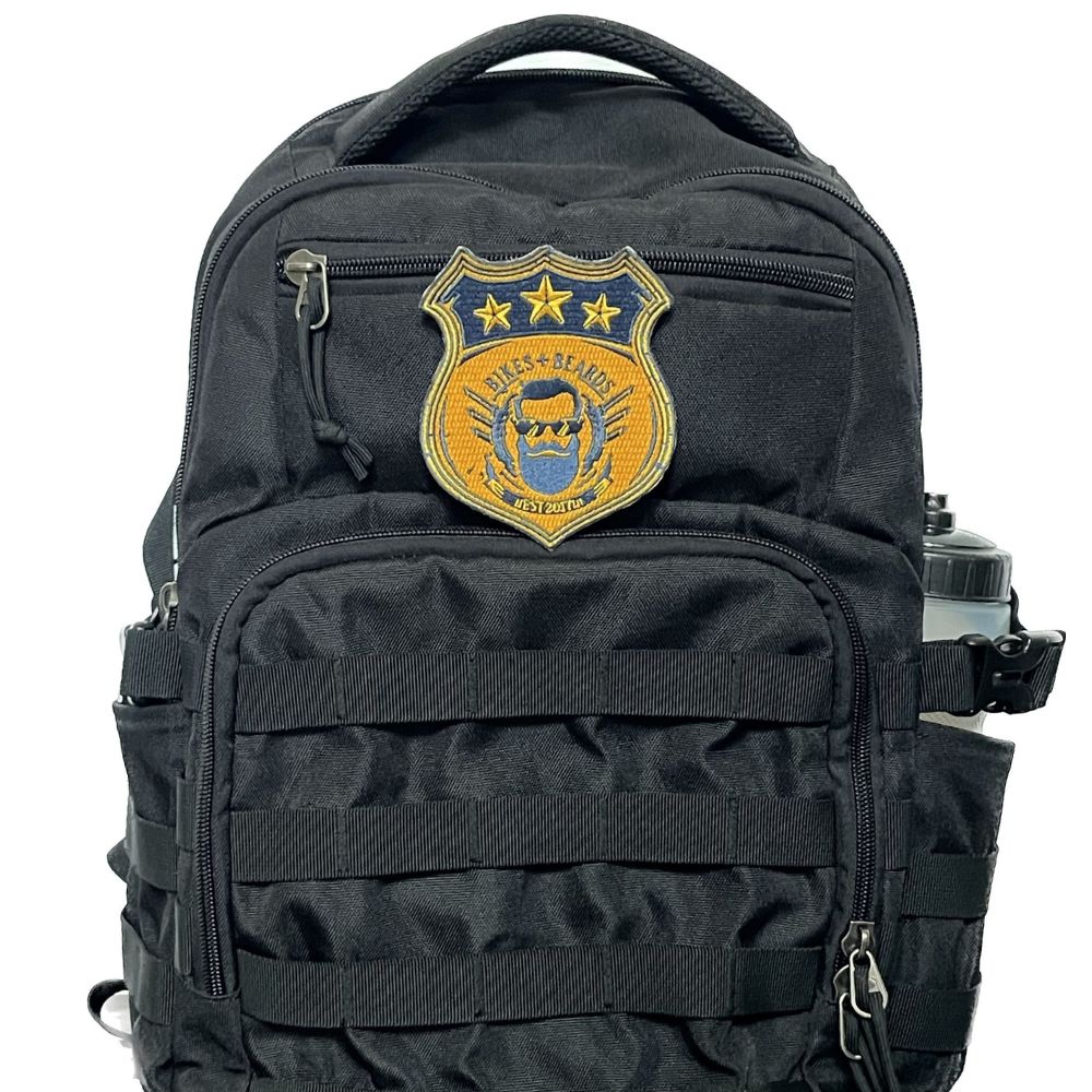 SHERF Velcro Embroidered Patch Bikes and Beards Gear
