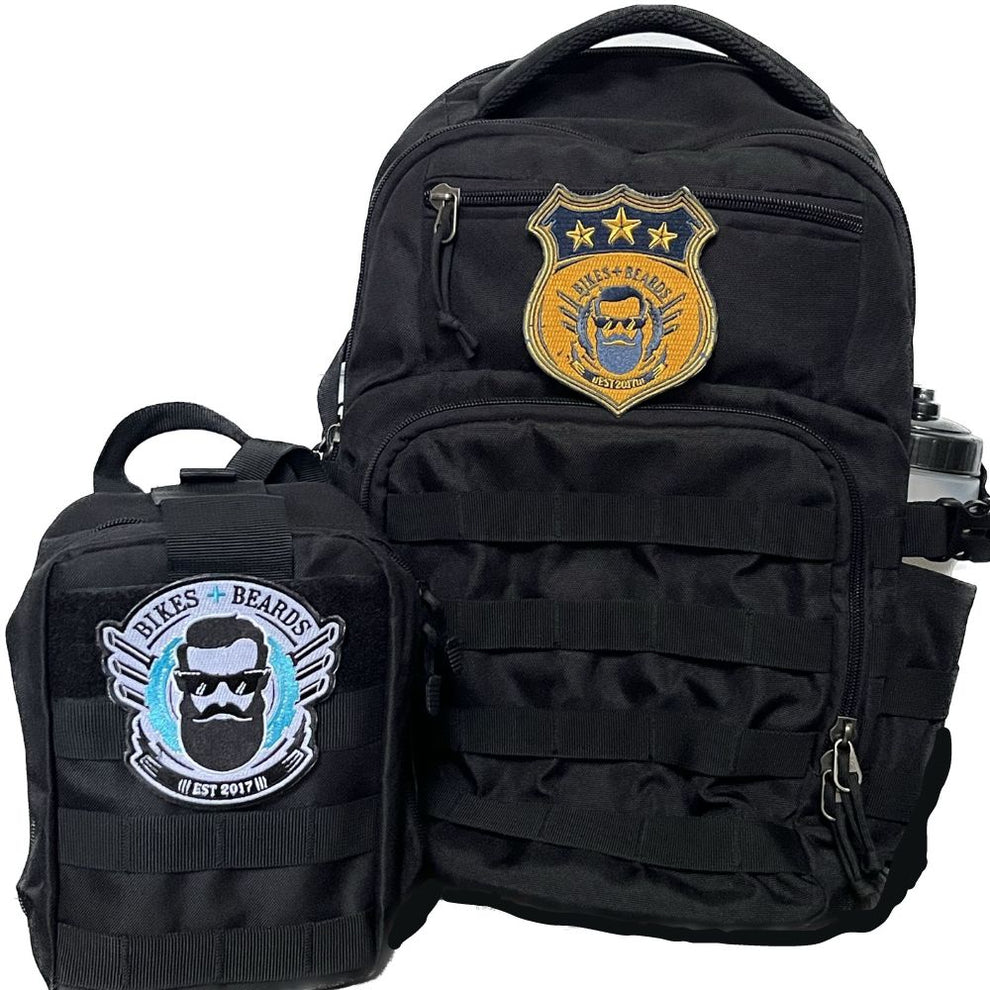 SHERF Velcro Embroidered Patch Bikes and Beards Gear