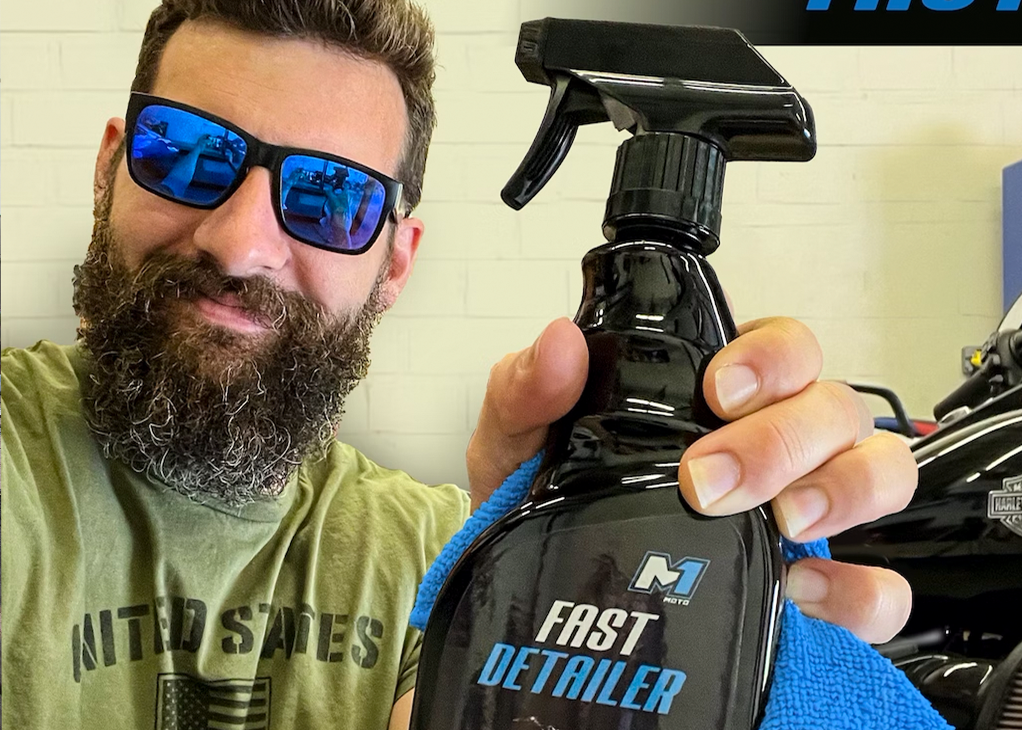 M1 Moto Fast Detailer Motorcycle Cleaner