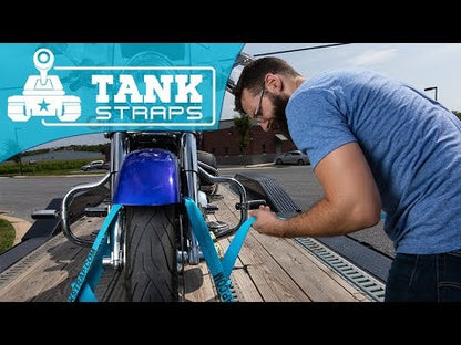 TANK STRAP: 4pk (Special Edition Blue) 2 Bike Set
