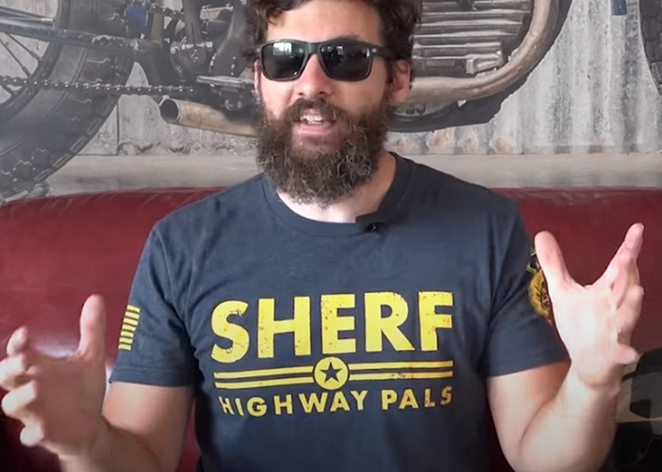 Sherf Department Tee Bikes and Beards Gear