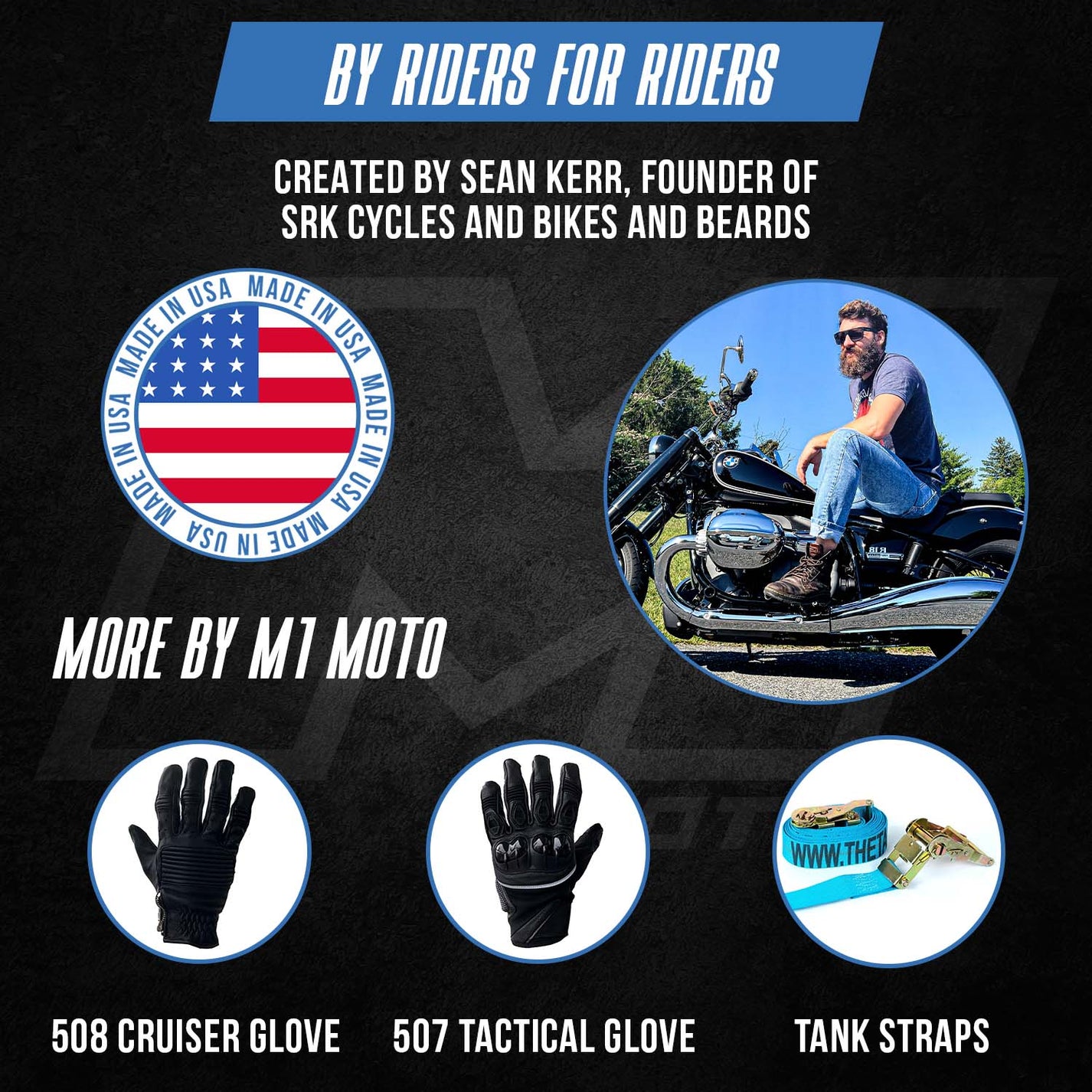 M1 Moto Fast Detailer Motorcycle Cleaner Bikes and Beards Gear