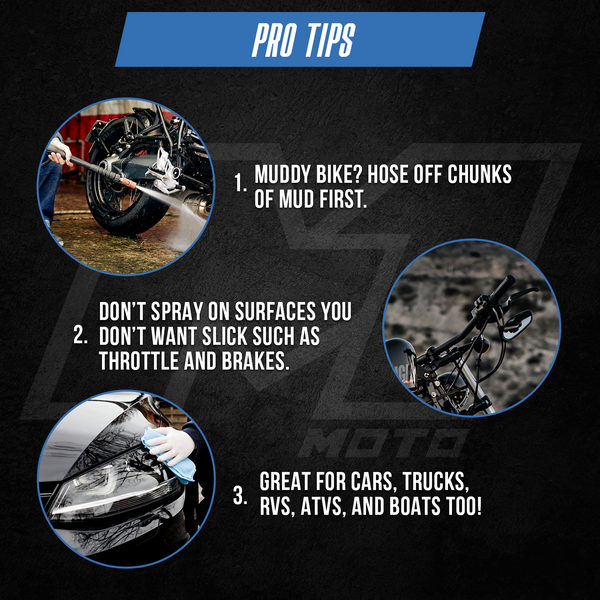 M1 MOTO Fast Detailer Motorcycle Cleaner