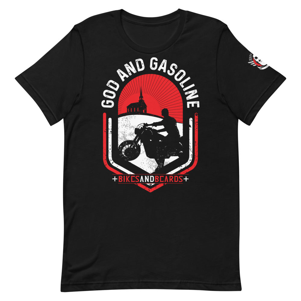Motorcycle T-Shirts | God and Gasoline T-Shirt